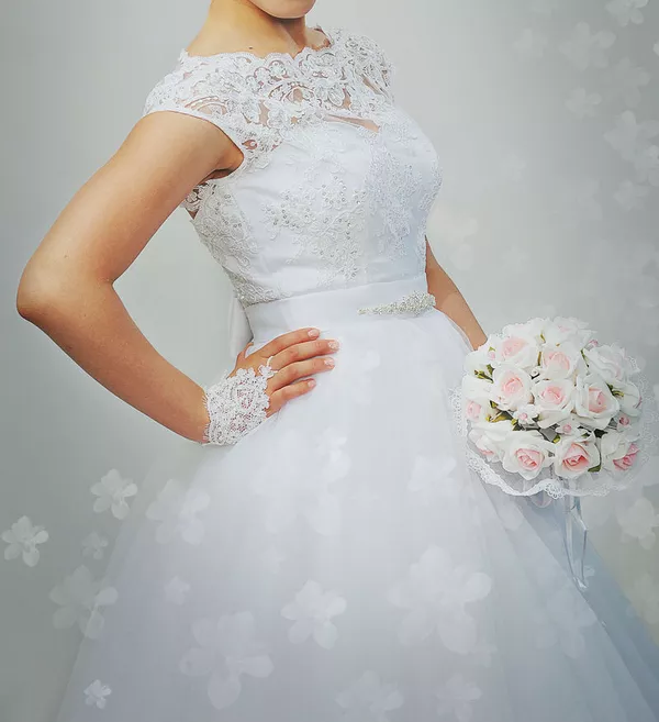 Продам очень красивое свадебное платье! 6